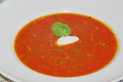 Candle light Tomatensuppe 1