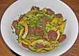 Zucchinisalat mit Chorizo