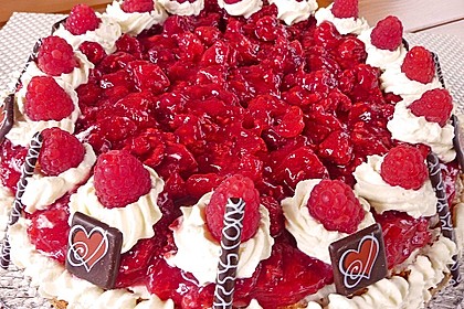 Schneller Rote - Grütze - Kuchen mit Schmand
