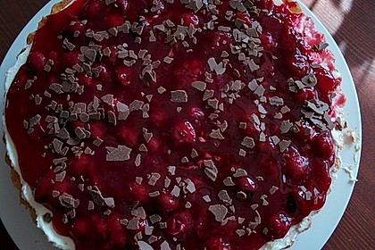 Schneller Rote - Grütze - Kuchen mit Schmand 2