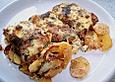 Bratkartoffelauflauf mit Schnitzel