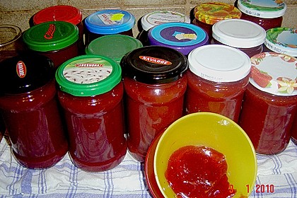 Erdbeermarmelade mit Sekt 1