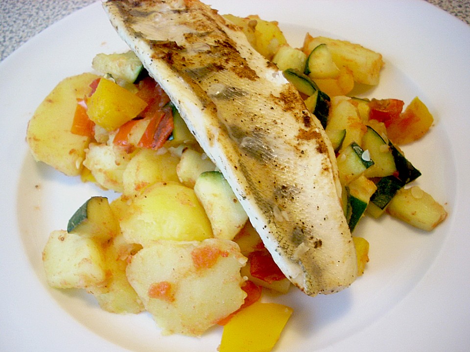 Fischpfanne mit Gemüse (Rezept mit Bild) von jotthaah | Chefkoch.de