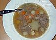 Gabys Festagssuppe mit Gem&uuml;seperlen