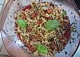 Nudelsalat mit Tomate - Mozzarella