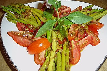 Spargelsalat, leicht exotisch 2