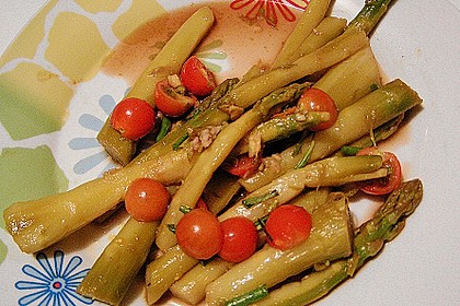 Spargelsalat, leicht exotisch