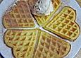 Saftige Waffeln