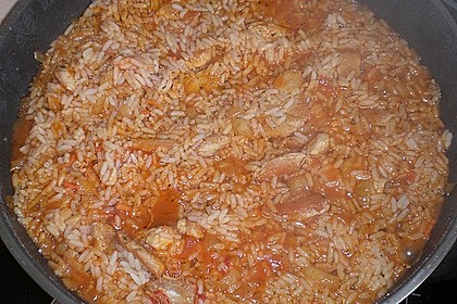 Puten - Reis - Pfanne 7