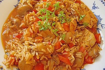 Puten - Reis - Pfanne 8