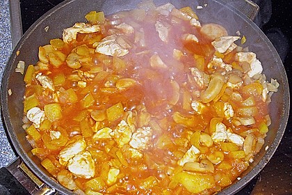 Puten - Reis - Pfanne 12