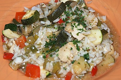 Puten - Reis - Pfanne 14
