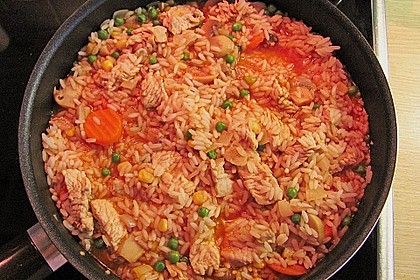Puten - Reis - Pfanne 24