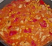 Enchiladas mit H&auml;hnchen und Mais (Bild)