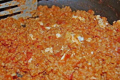 Bulgur - Tomaten - Feta - Pfanne 14