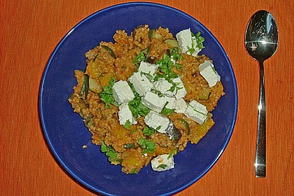 Bulgur - Tomaten - Feta - Pfanne 23
