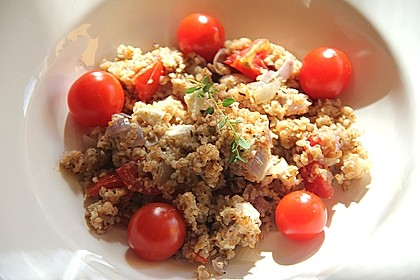 Bulgur - Tomaten - Feta - Pfanne 1