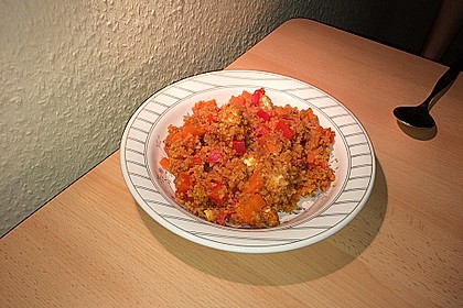 Bulgur - Tomaten - Feta - Pfanne 10