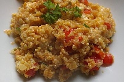 Bulgur - Tomaten - Feta - Pfanne 20