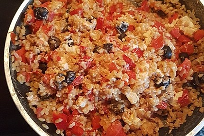 Bulgur - Tomaten - Feta - Pfanne 17