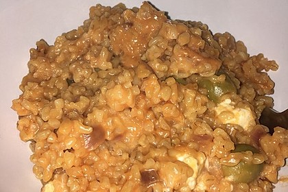 Bulgur - Tomaten - Feta - Pfanne 19
