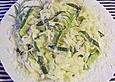 Zucchini - Pasta mit Pinienkernen