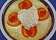 Marillengratin mit Vanilleeis