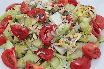 Salat mit Kernen 4