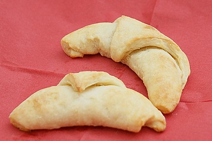 Schinkenhörnchen aus Quarkteig 13