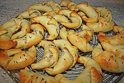 Schinkenhörnchen aus Quarkteig 4