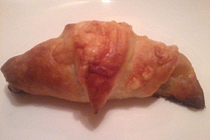 Schinkenhörnchen aus Quarkteig 16