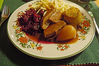 Einfacher Rehbraten