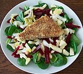 Feldsalat mit Nuss - Feta (Bild)