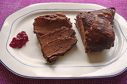 Wildschweinbraten in Steinpilz-Rotwein-Sauce 1