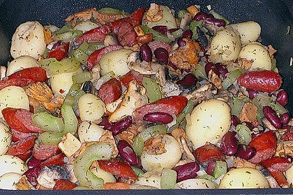 Schmorgurken - Pilz - Pfanne