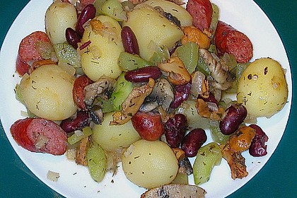 Schmorgurken - Pilz - Pfanne 1