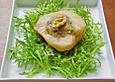 &Uuml;berbackene Birne mit Blauschimmelk&auml;se und Waln&uuml;ssen
