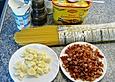 Spaghetti in Knoblauch - Sahne
