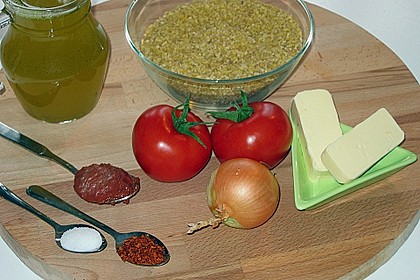 Bulgur mit Tomaten 1