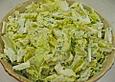 Chinakohlsalat mit s&uuml;&szlig; - saurem Joghurtdressing