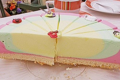 Regenbogentorte