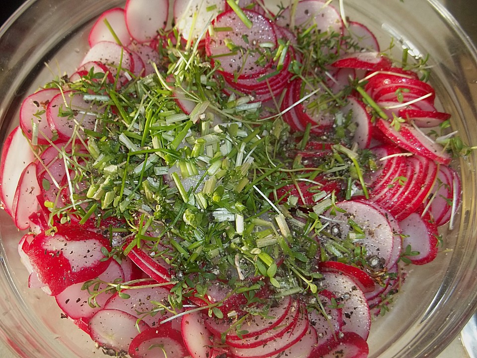 Radieschen - Kresse - Salat (Rezept mit Bild) von chantie | Chefkoch.de