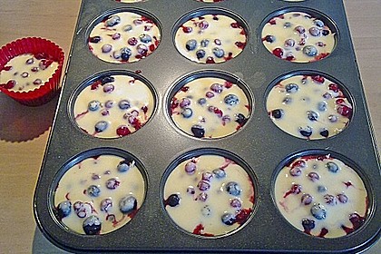 Johannisbeer - Rahm - Muffins 46