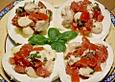 Pikant gef&uuml;llter Mozzarella