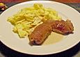Kalbsr&ouml;llchen in Zitronenrahm