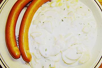 Kartoffelsalat mit Schmand