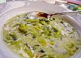 Feine Porreesuppe
