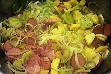Bohneneintopf mit Cabanossi 11