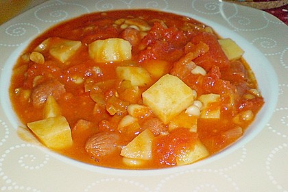 Bohneneintopf mit Cabanossi 12