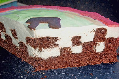 Himbeer - Schachbrett - Torte 62